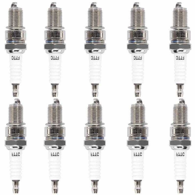 10X Spark Plug F7TC GX120 GX160 GX200 GX240 GX270 GX340 GX390 Generator Lawnmower Tractor Rototiller Water Pump Gokart Mini Bike