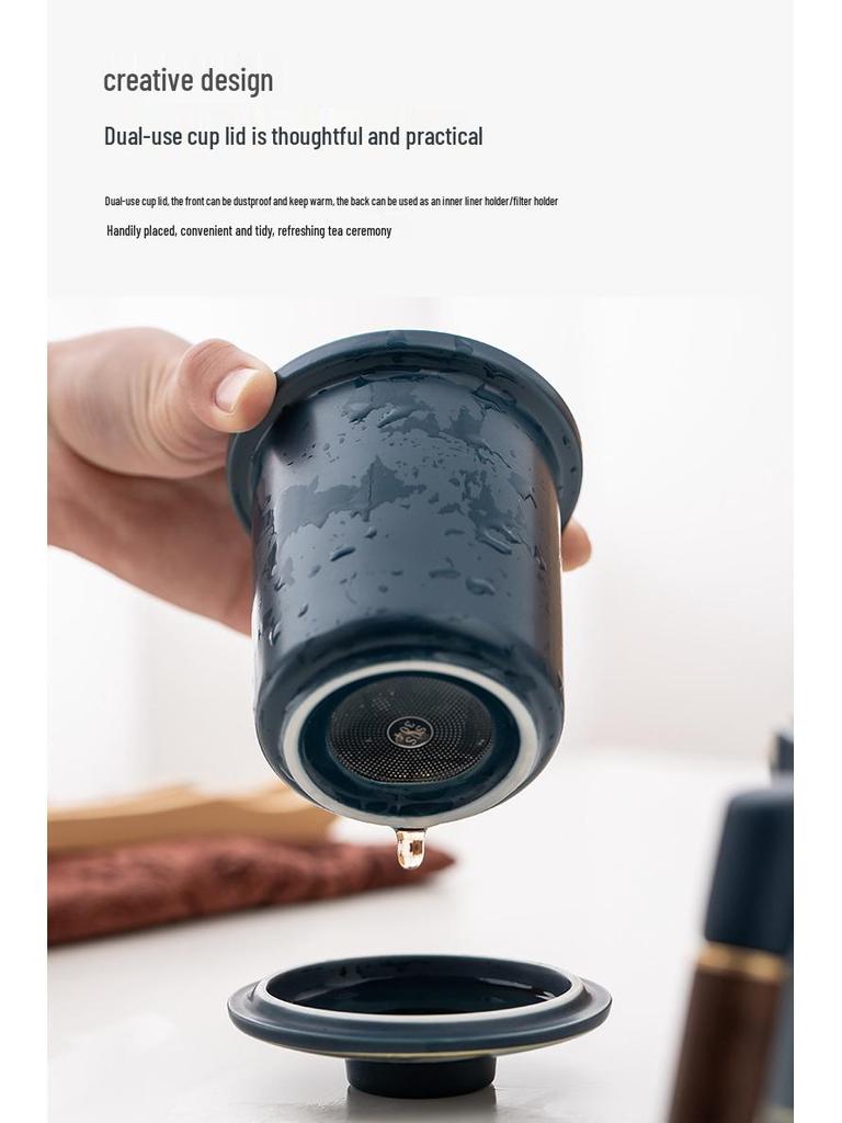 A Thousand Li of Rivers and Mountains Tea Set: Elegant Gift Box for Friends and Elders