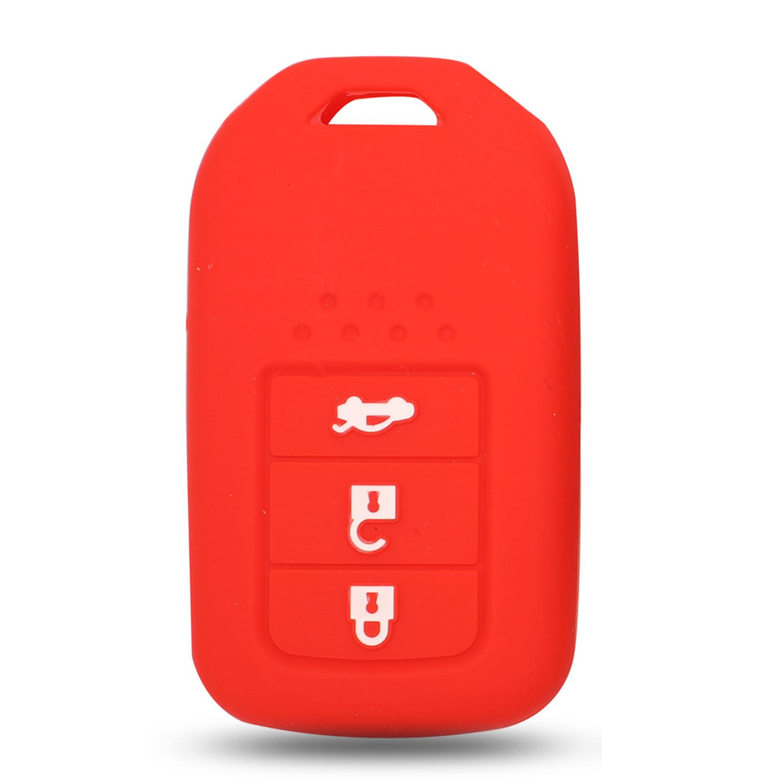 

jingyuqin Автомобильный ключ 3 кнопки чехол для ключа для Honda Accord 9 Crider City 2015 2016 HRV CRV Vezel spirior odyssey Civic Fit Jade красный