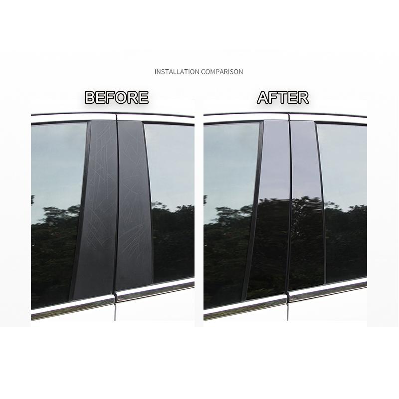 Car Accessories Door Window Trim Cover for Mitsubishi Outlander 2013-2017 2018 Pillar Posts Decoration Stickers