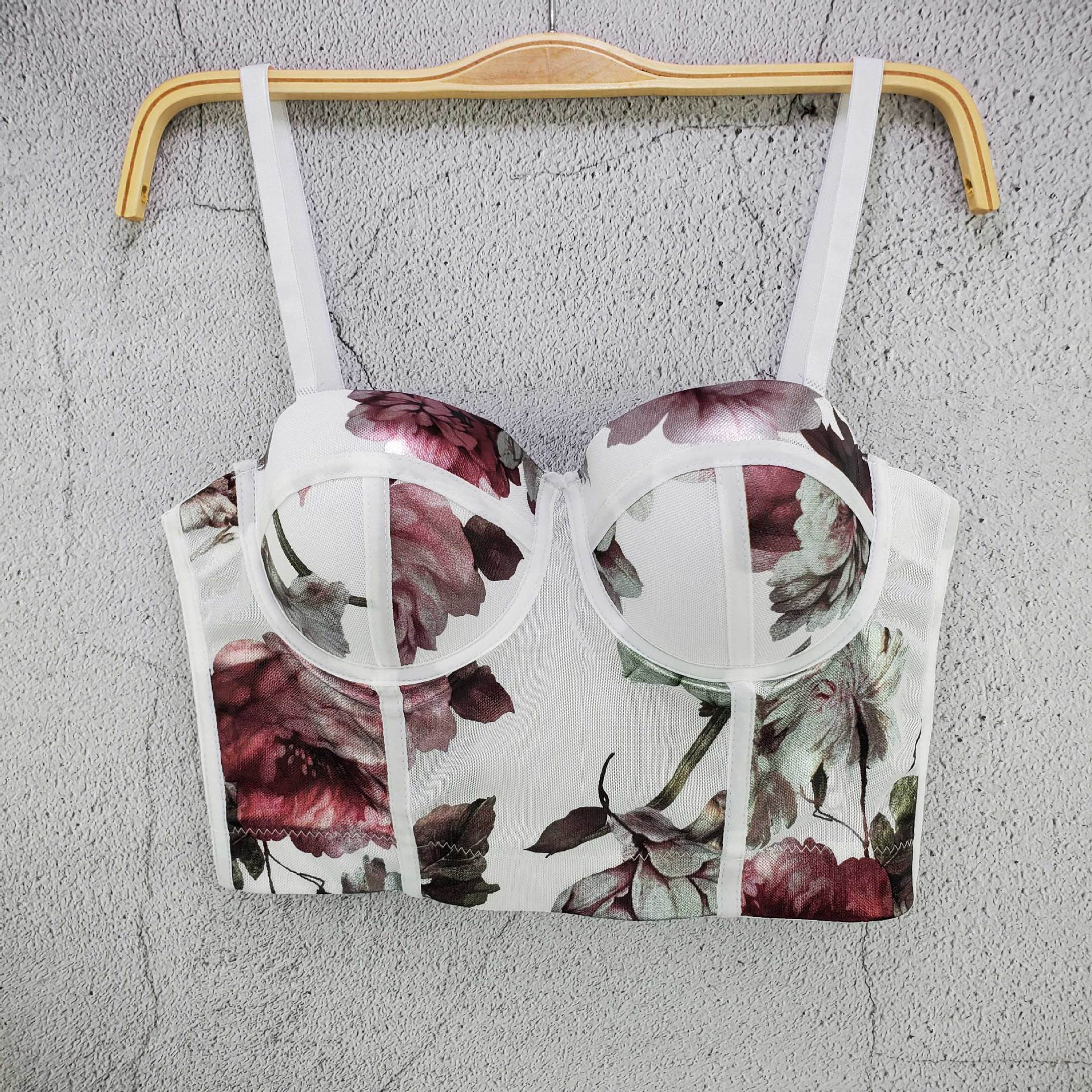 

Классический женский черный белый в горошек топ-труба корсет бюстье девушка сексуальный пуш-ап жилет бралет леди бюстгальтер укороченные топы клубная вечеринка нижнее белье 38/85