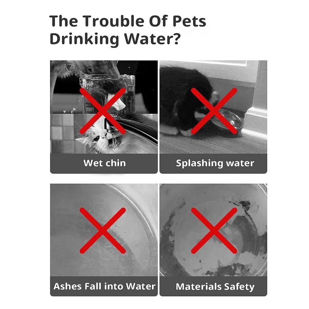 Filter Element Pet Floating Bowl Large-capacity Water Dispenser Upgraded Slow Drinking Feeder  Cat