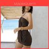 Vestido Sexy de Spandex sin Espalda para Verano para Mujer Bodycon Ropa de Fiesta