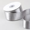 10Yards/roll Silver Ribbon Bow Decoration Silk Ribbon Wedding Party Decoration 1/1.5/2.5/3.8cm