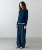 Baniswimeonteu Linen Banding Pants_Navy