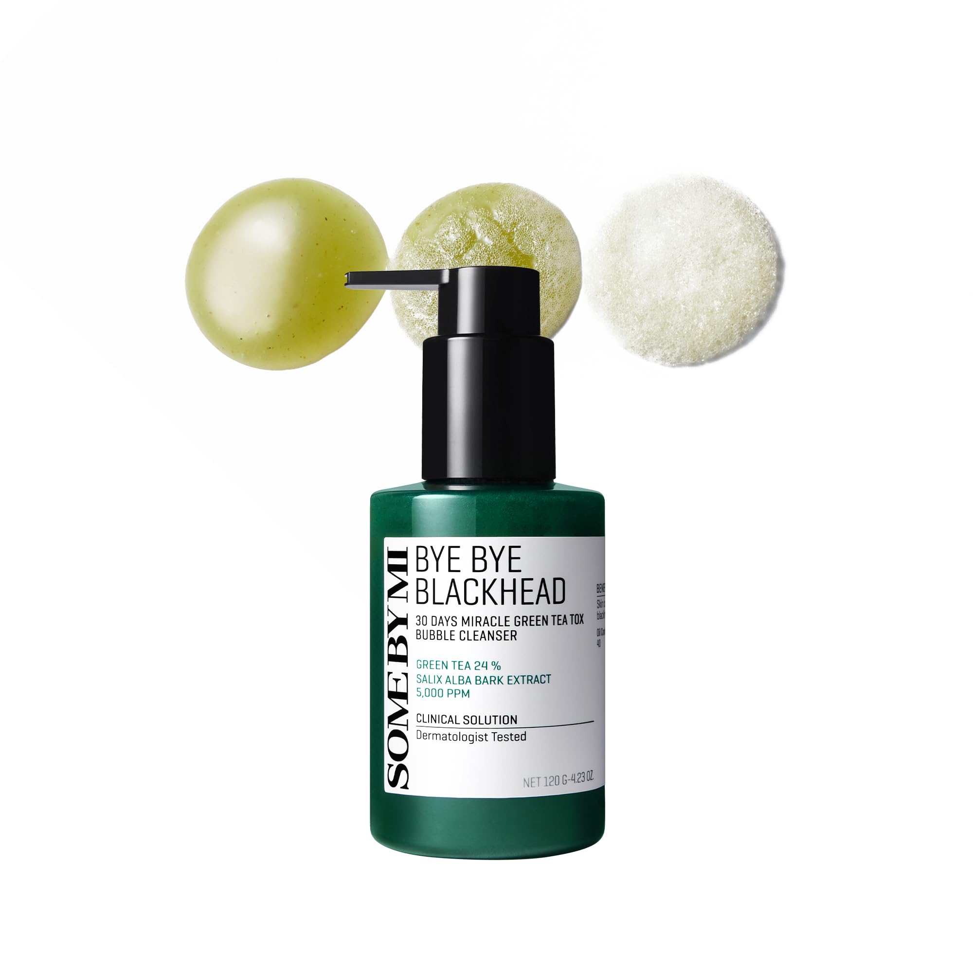 

SOME BY MI Bye Bye Blackhead 30 Days Miracle Bubble Cleanser 120г Акне Чувствительная кожа Поры Черные точки Отшелушивающий уход Очищение Очищение Интенсивный