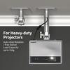 Projector Ceiling Mount Bracket With 1/4Inch Thread For Most Projectors Heavy Duty Metal Construction 10KG Capacity