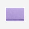 Matt Saffiano Cowhide Slim Women'S Card Holder Lavender