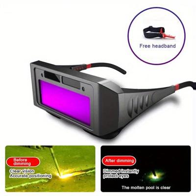 Automatic Dimming Welding Glasses Argon Arc Welding Solar Goggles Special Anti-glare Glasses Tools For Welders