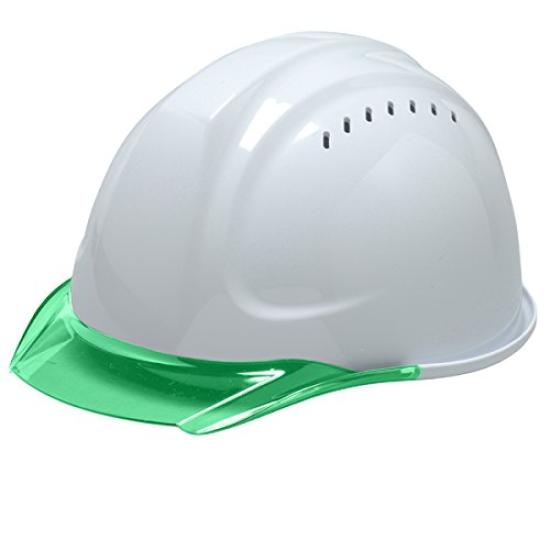 

Будівельна каска з вентильованою аеросіткою [DIC Plastics] SYA-CV-SFE4M-M3 Білий/Зелений