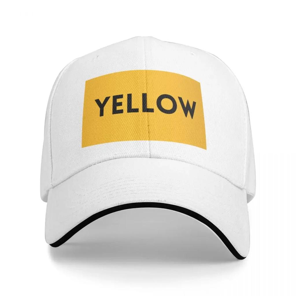 Yellow Baseball Cap Hat   Funny hats summer hat luxury woman cap Man Womens