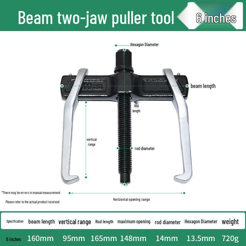 Cold Quenched Dual-Jaw Bearing & Pulley Puller Tool