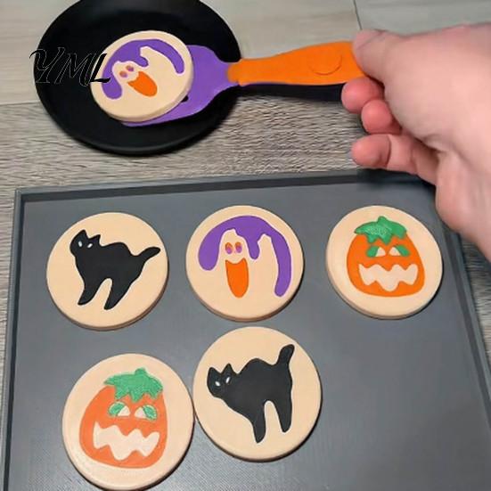 Halloween Party Decoration 3D Printed Cookie Toy, Simulated Bakery Food Playset for Kids Sensory Experience Learning Pretend Play And Seasonal