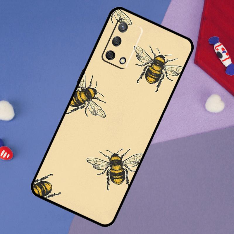 Bee Honey Case For Oppo A5 Pro A6 A57 A17 A78 A54 A74 A94 A76 A16 A96 A18 A40 A60 A80 A38 A58 A98 A15