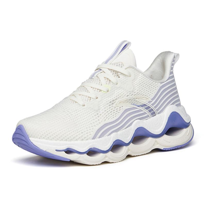 Anta Martian Foam Low-Top Running Shoes Women's White Purple Sneakers 122225582-1