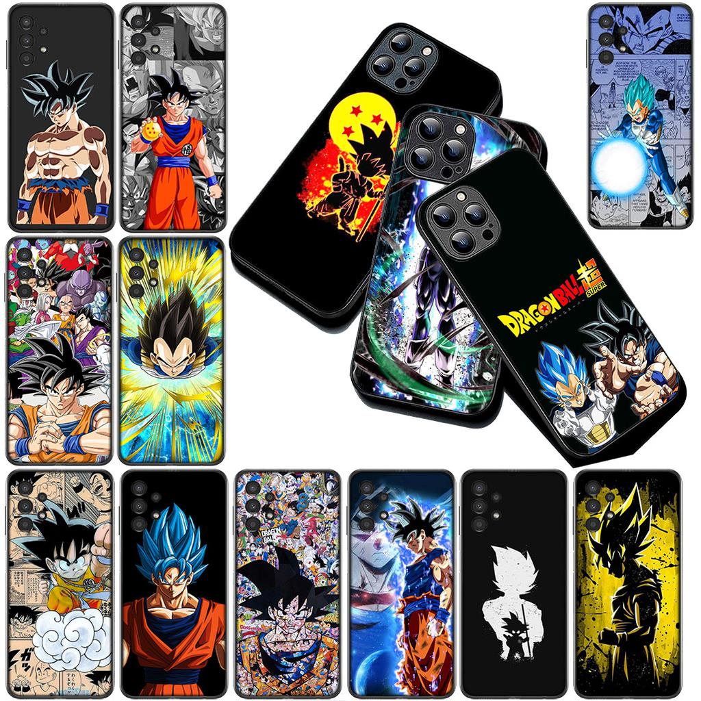 Cover for Samsung Galaxy S20 S22 S21 FE Ultra Plus A07 A17 A15 A16 A25 A57 A37 Phone Case Dragons Gokus Balls Vegeta Super