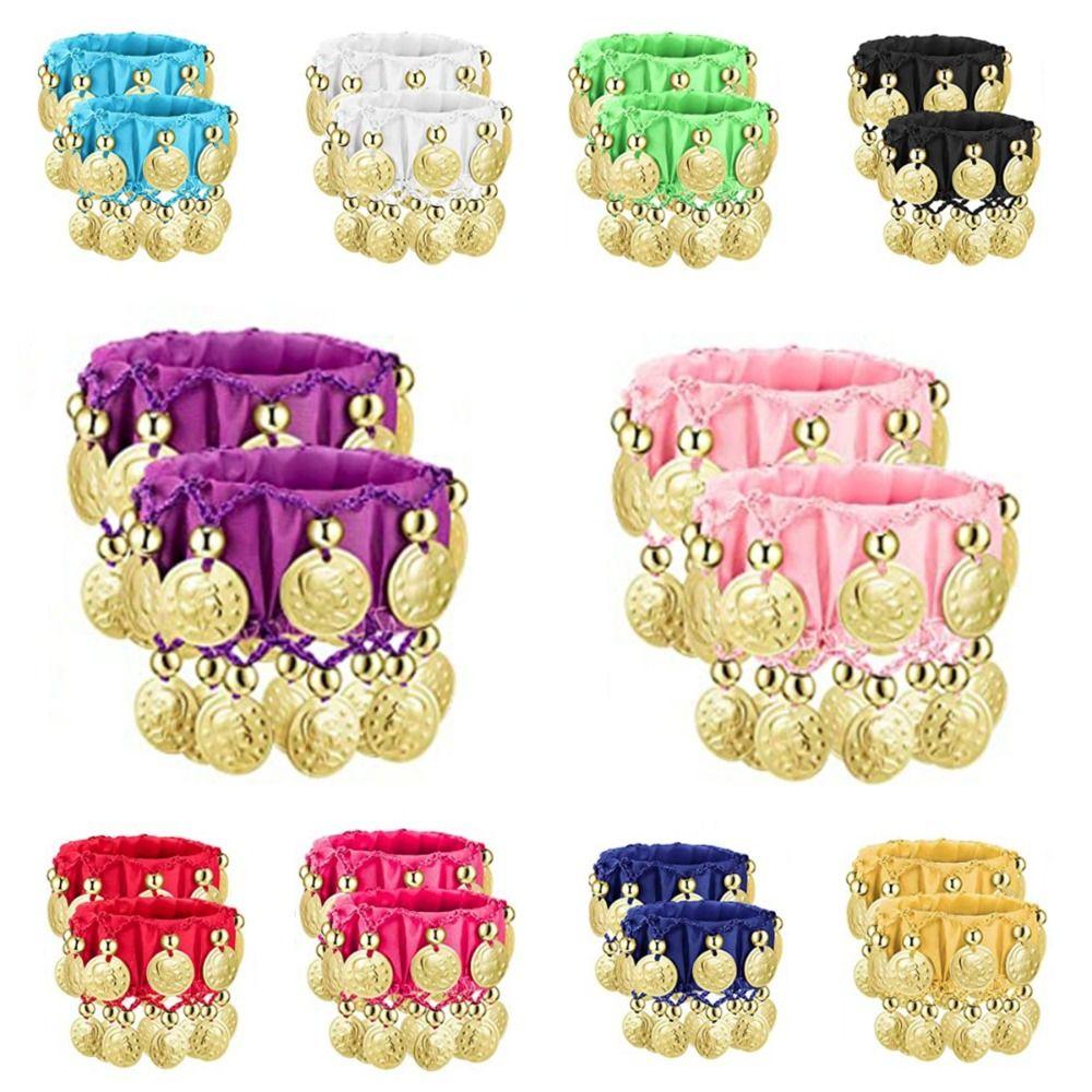 Beaded Belly Dance Cuffs Bracelets Chiffon  Elegant   BFF