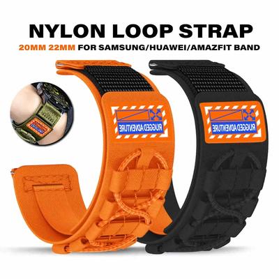 20 mm 22 mm Sport-Nylonarmband für Huawei Uhr 4Pro GT3/4 46 mm für Samsung Galaxy 7/6/5/4/FE 44 40 mm für Amazfit Balance Band
