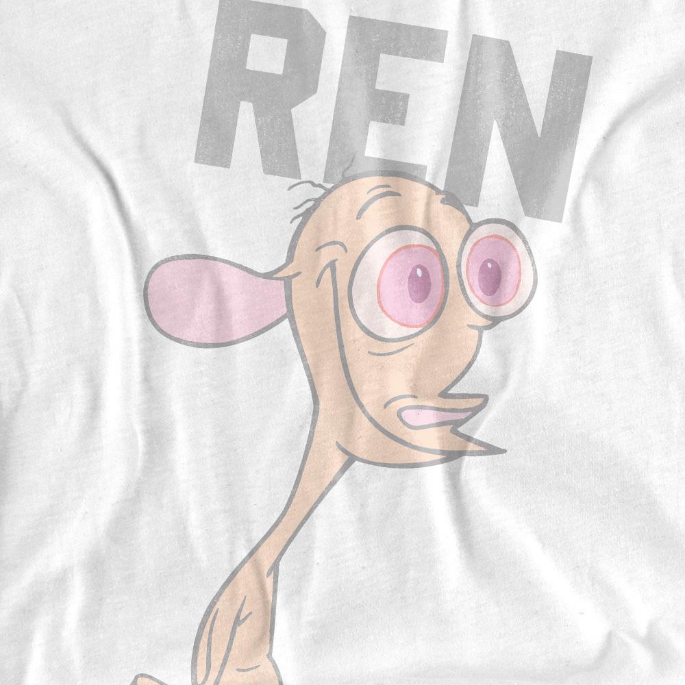 Ren & Stimpy Unisex Vuxen College T-shirt