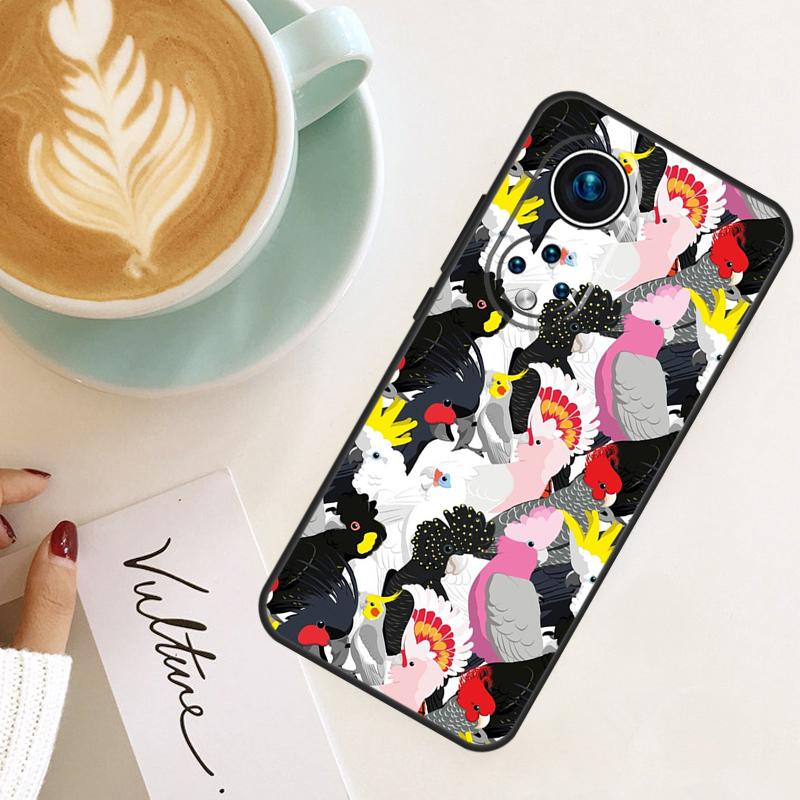 Animal Parrot Bird For Honor Magic 8 Pro 7 6 5 Lite Case For Honor 400 200 50 70 90 X8c X9a X9b X9c X9d Win RT