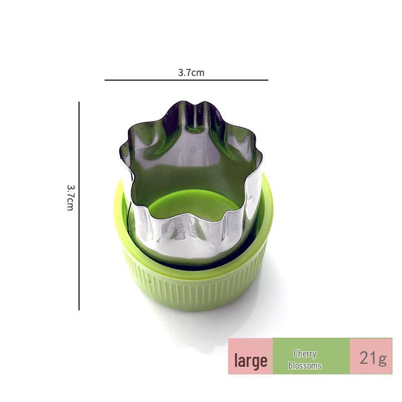 Stainless Steel Farfalle, Vegetable, Fruit, and Sausage Cutter & Cookie Wonton Stamp for Baby Food
