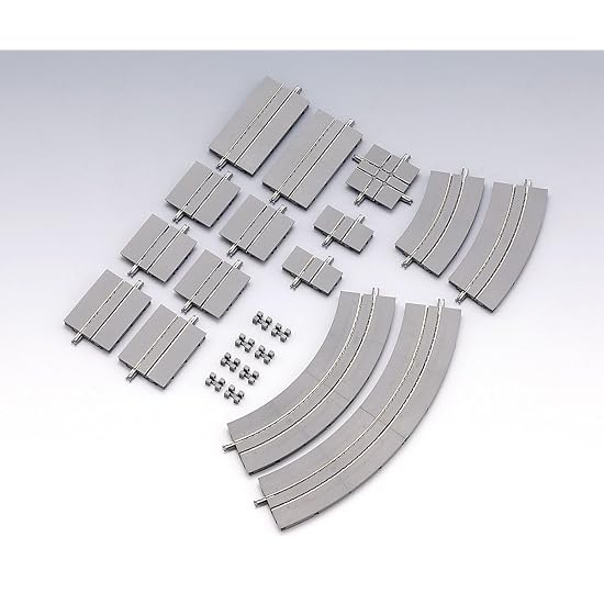 TOMYTEC TOMIX N Gauge Wide Tram Mini Rail Set Cross Set Rail Pattern MX-WT 91088 Model Train Rail Se