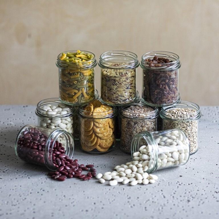 Jam jars with lids, 6 pcs, 346 ml