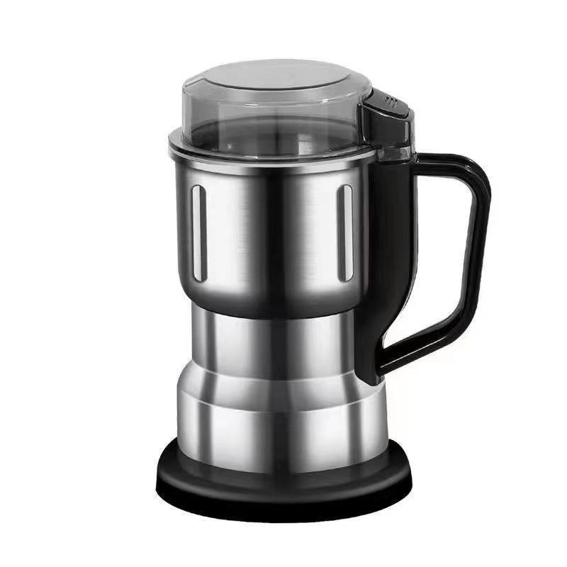 

Home Grinding Mill & Soy Milk Maker: Superfine Grain Pulverizer 500ml High Power Two Blades + Spoon & Brush