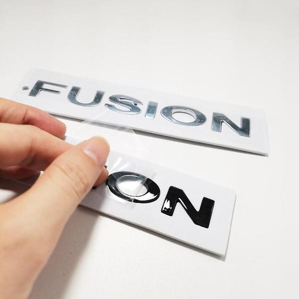 Fusion Mondeo Titanium Car Tailgate Trunk ABS Plastics Letter Badge Emblem Sticker For Fusion Mondeo Titanium