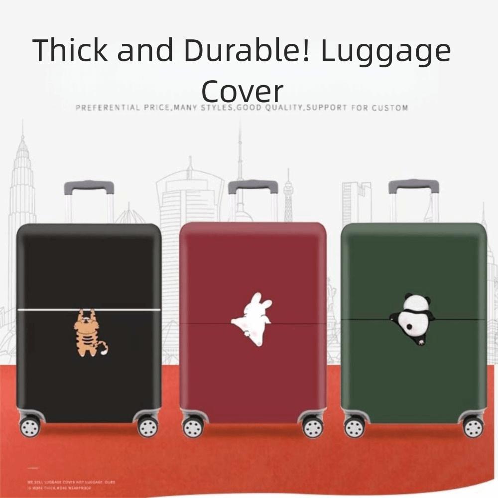 Cute Animal Luggage Protector Dust Proof Suitcase Covers Fashion Luggage Cover  Outdoor
