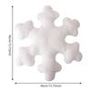 PP Cotton Christmas Snowflake Throw Pillow Soft Snowflake Pillows  Living Room