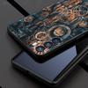 Mechanical Gear Pattern Phone Case For Oppo A17 A31 A54 A57 A78 A79 A98 Find X5 X6 Reno 6 7 8 10 11 12 13 F Pro Soft TPU Cover