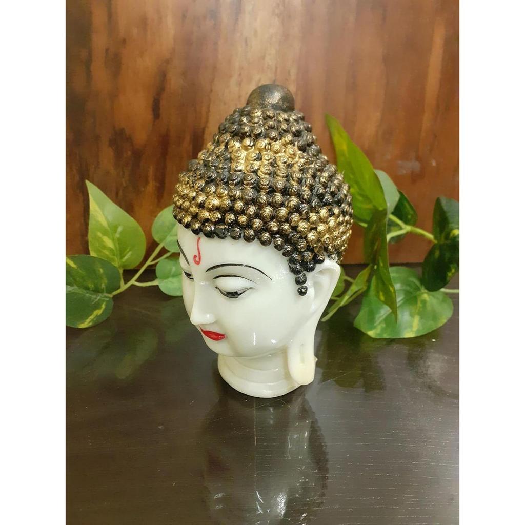 Lord Gautam Buddha Staty för Vardagsrum Gyllene Gautam Buddha Idol för Heminredning Hand Budh Sittande Idoler Prydnadsföremål Figur