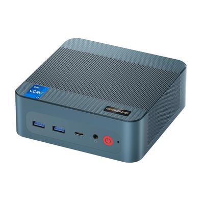 Intel Mini PC i7 12700H BOSGAME P2 Mini PC 32GB DDR4 3200Mhz RAM 512GB PCIe NVMe SSD Mini PC Vybaveno Windows 11 Pro WiFi 6E Duální LAN obrazovka USB