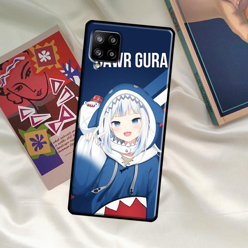 Gawr Gura Hololive Girl Case For Samsung Galaxy A54 A06 A05 A16 A26 A36 A56 A53 A32 A52 A33 A13 A55 A35 A15 A14 A34