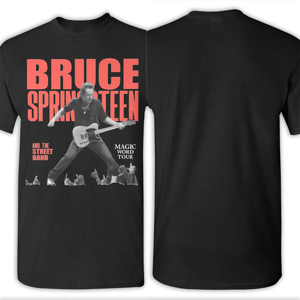 Pánské Dámské Grafický Potisk Bruce Springsteen Světové Turné Tričko Tričko Čistá Bavlna Rock and Roll Trička Oblečení