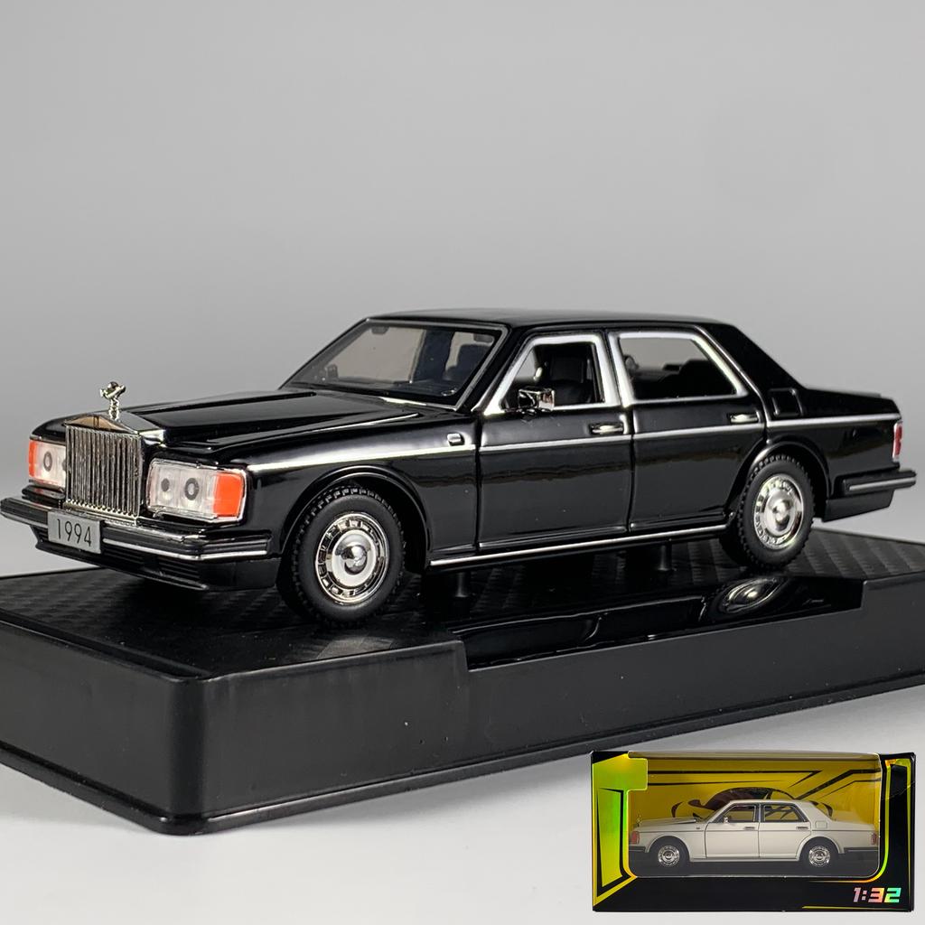1:32 1994 Rolls Royce Silver Spur Limousine Alloy Metal Diecast Model Car Home Computer Desktop Display Ornament Mini Adult Gift