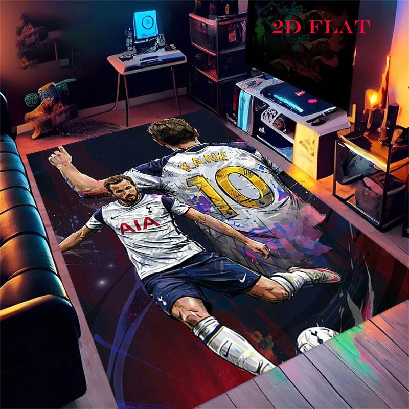 Harry Kane Carpet Rug for Living Room Bedroom Home Sofa Decoration,Kids play Nonslip Floor Mat