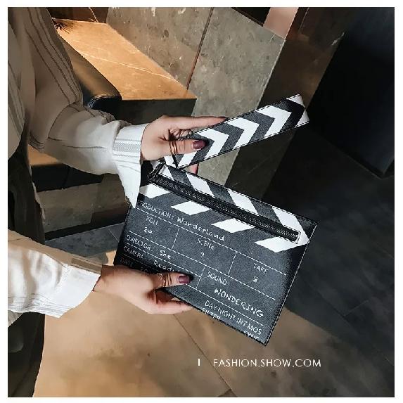 Funny Movie Prop Design Women Shouler Bags Designer Letters Clutch Bag Cute Pu Leather Crossbody Messenger Bag Lady Small Purses