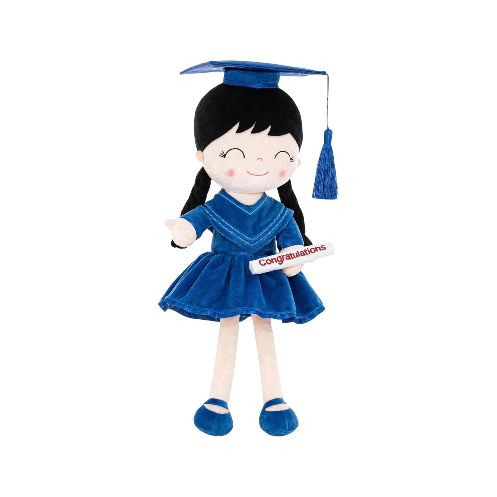 

Graduation Doll - A Keepsake For Girls, A Personalized Gift Suitable For Kindergarten, High School, And College Graduations. One Size синий