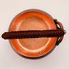 Vintage Pure Copper Water Kettle ,Hammer Texture Weave Portable 500 Ml Heat Resistant Filter Kettle,Tradition Handcrafted Teapot
