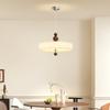 Retro French Cream Chandelier for Bedroom & Study - Creative Designer Full Spectrum Ceiling Light