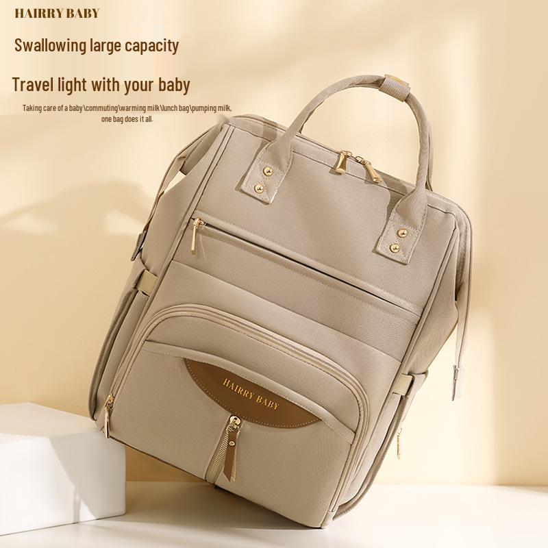 Lightweight Multifunctional Mommy Backpack: Large Capacity Baby Supplies & Storage Bag