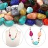 10pcs 29x20mm Irregular Acrylic Beads Colorful Oval Cloud Beads Loose Beads For DIY Jewelry Making Bracelet Necklace Accessories