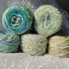 100g Garden Series Hand Mixed Knitting Yarn Flower Thread Handmade Crochet Stick Needle Woven Bag Hair Loop Yarn Gift Decor