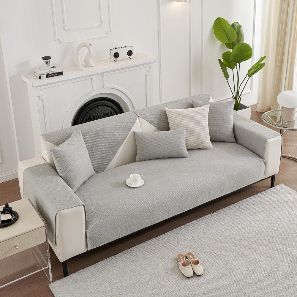 Waterproof Corn Velvet Sofa Cushion Four Seasons Universal Non-Slip Seat Cushions Anti-Scratching Sofa Cover Cover Cloth