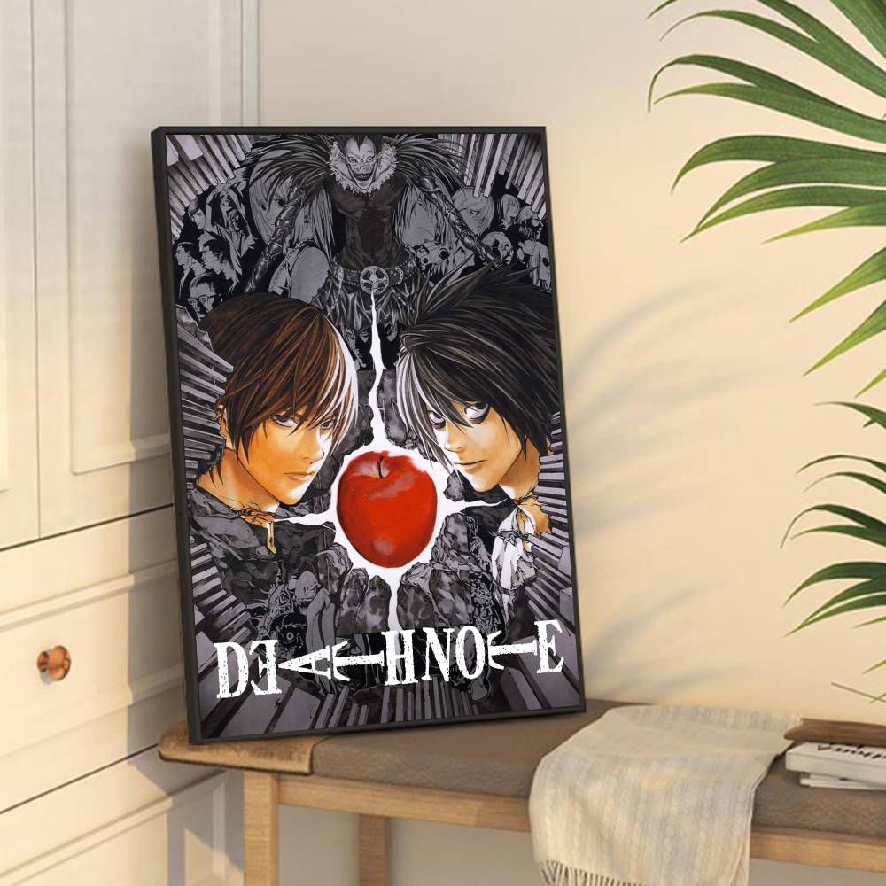 Japaese Anime DEATH NOTE Anime Posters Sticky Whitepaper Sticker DIY Room Bar Cafe Kawaii Room Decor