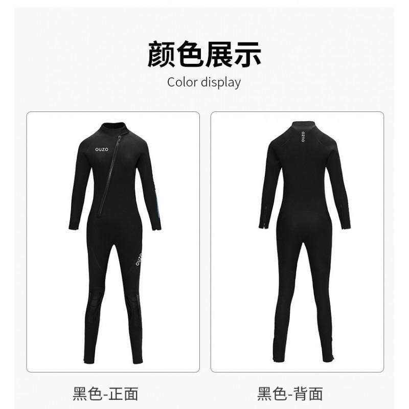 Womens 5mm Full Wetsuit Long Sleeve Pants Thermal Diving Suit Surfing Snorkeling Winter Swimming