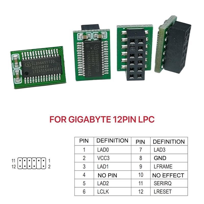 TPM 2.0 Module 12 14 18 20 Pin Support Multi- Motherboard For ASUS MSI GIGABYTE ASRock Security Module Remote Module Board