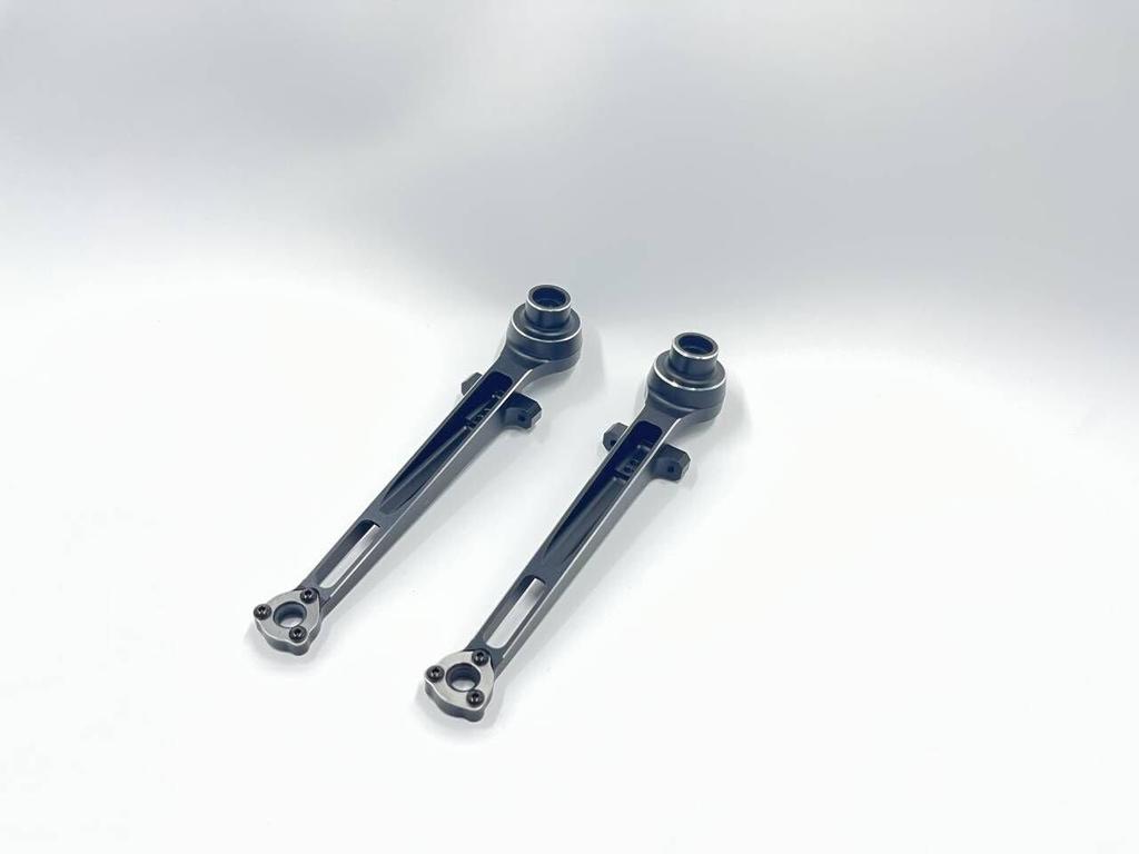 Aluminum Metal Rear Suspension Arms For Tamiya 58719 1/10 RC BBX BB01 High Performance 2WD Off-Road Buggy Metal Shock Tower Support Suspension Arms B